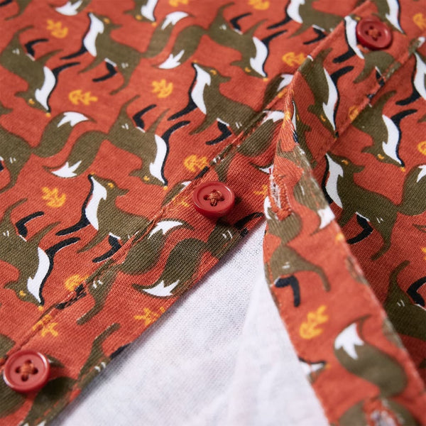 Children's Shirt Rust Brown 140