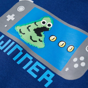 Sweat à capuche enfant bleu foncé 128