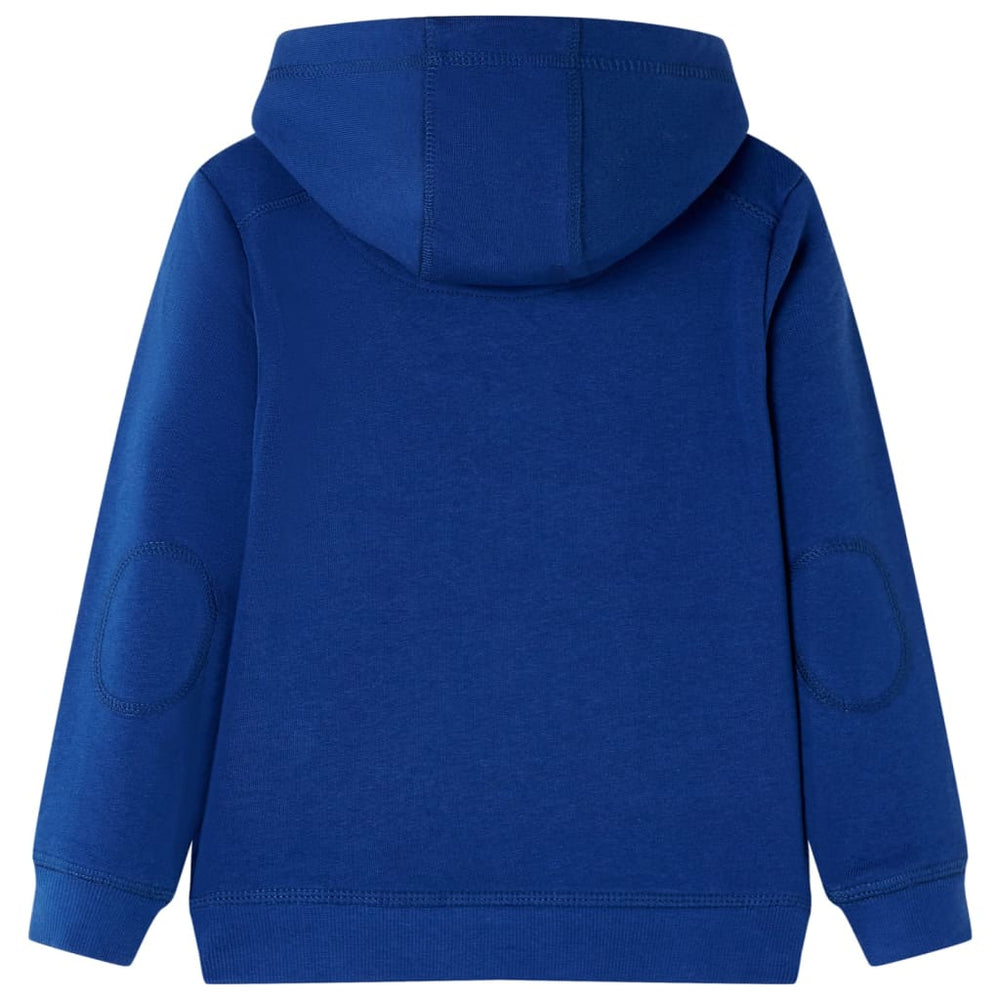 Sweat à capuche enfant bleu foncé 140