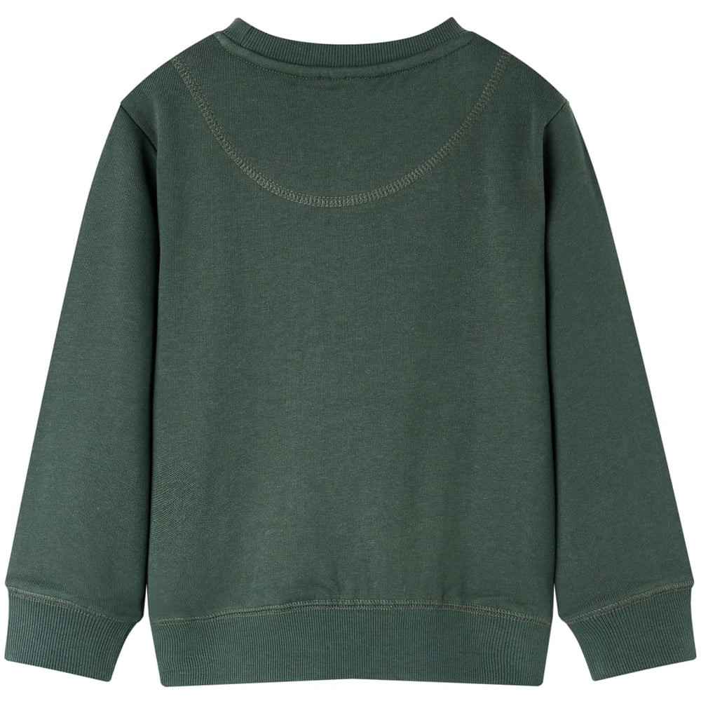 Sweat-shirt enfant vert foncé 92