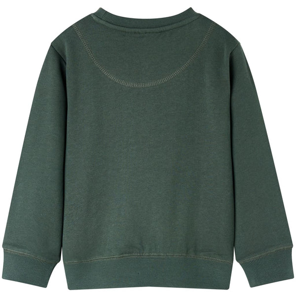 Sweat-shirt enfant vert foncé 92