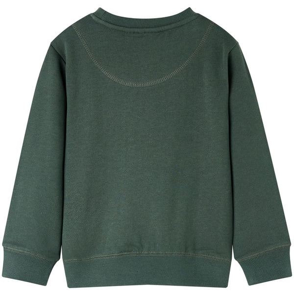 Sweat-shirt enfant vert foncé 104