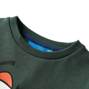 Sweat-shirt enfant vert foncé 104