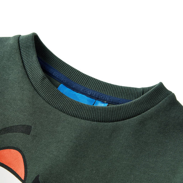 Sweat-shirt enfant vert foncé 104