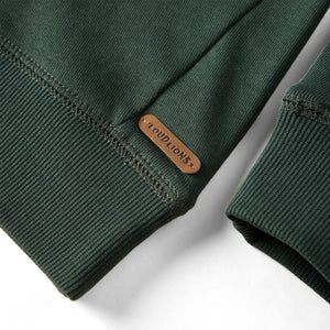 Sweat-shirt enfant vert foncé 104