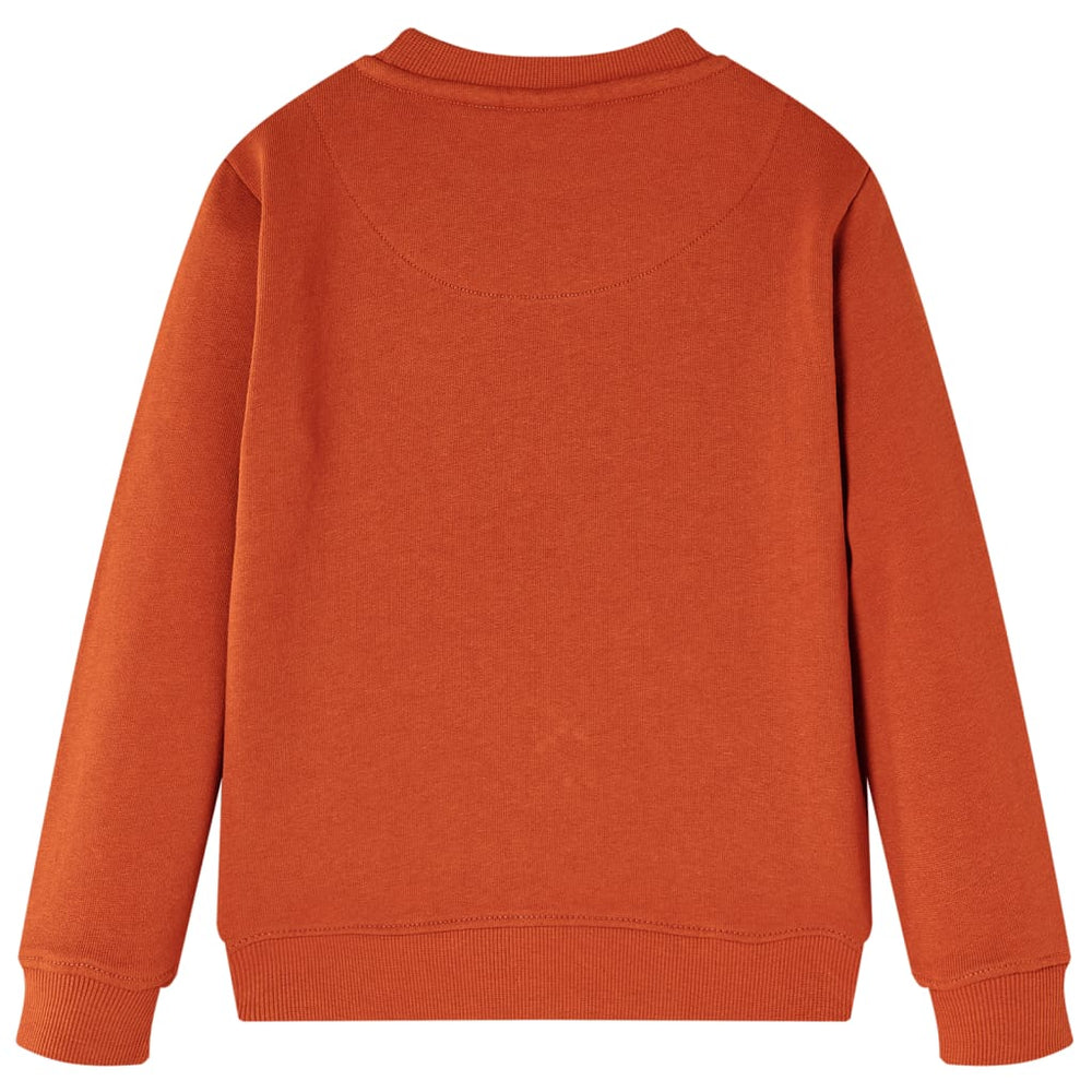 Sweat-shirt enfant rouille 104