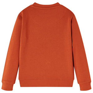 Sweat-shirt enfant rouille 104