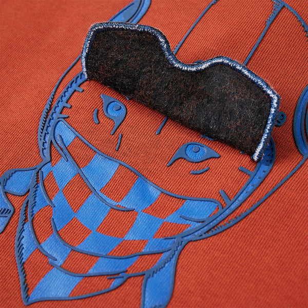Children's Sweatshirt Rust Brown 128