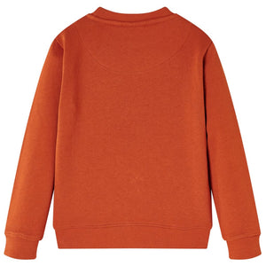 Kinder-Sweatshirt Rostbraun 140