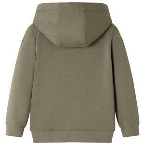 Kinder-Kapuzenpullover Khaki 104