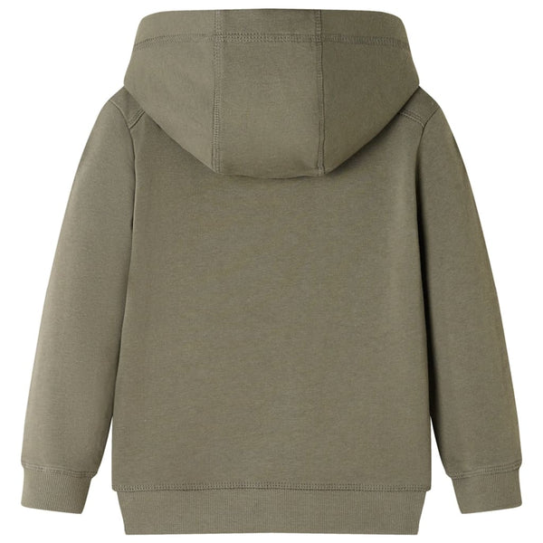 Kinder-Kapuzenpullover Khaki 140