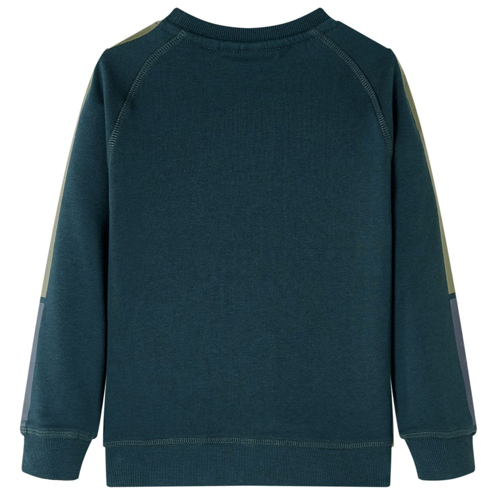 Sweat-shirt enfant vert mousse 116