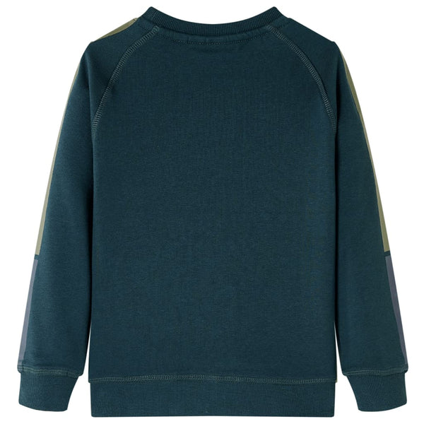 Sweat-shirt enfant vert mousse 116