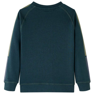 Sweat-shirt enfant vert mousse 128