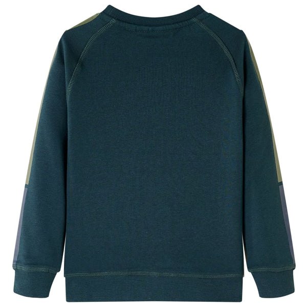 Sweat-shirt enfant vert mousse 128