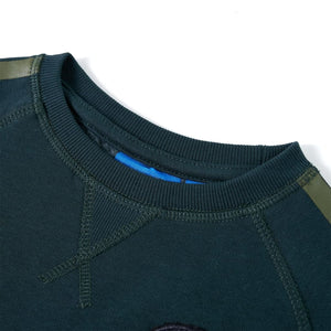 Sweat-shirt enfant vert mousse 140