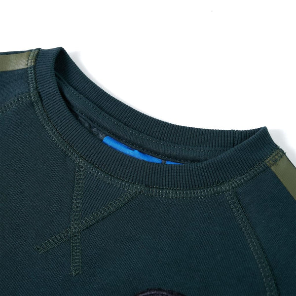 Sweat-shirt enfant vert mousse 140