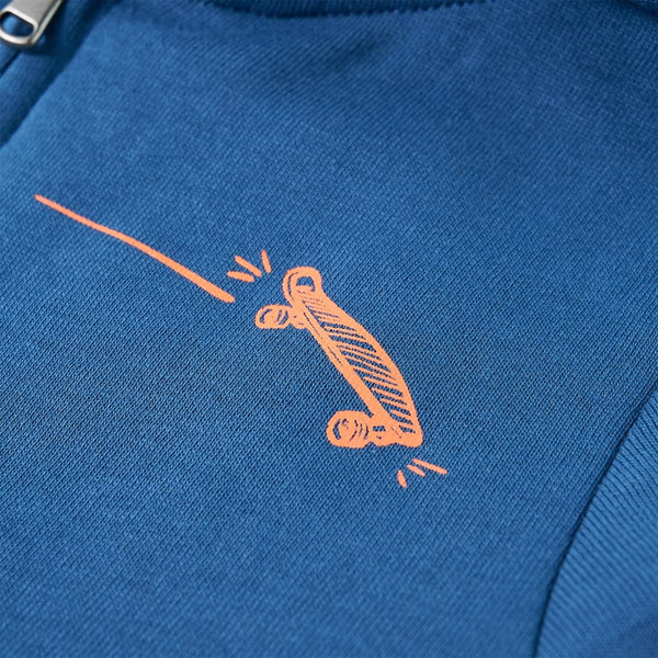 Kids' Hooded Sweatshirt Blue 116