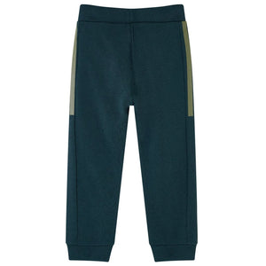 Pantalon de sport enfant avec cordon de serrage Vert mousse 92