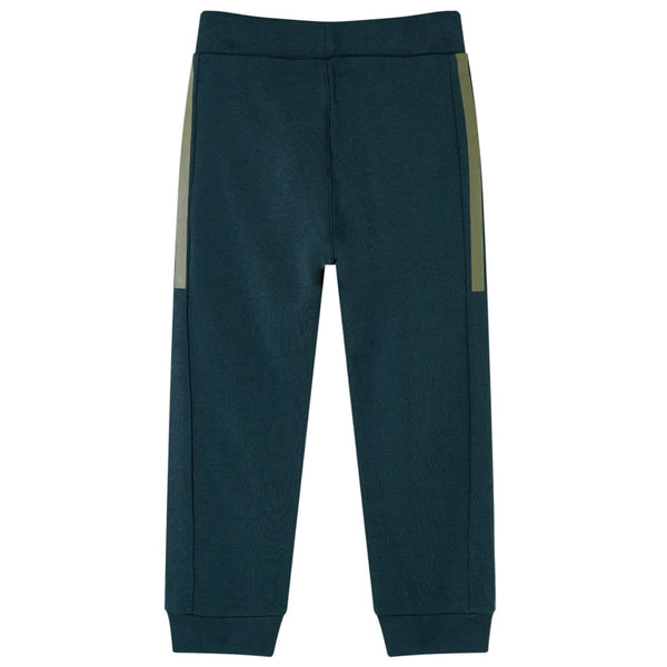 Pantalon de sport enfant avec cordon de serrage Vert mousse 92