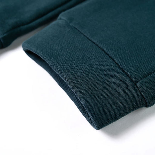 Pantalon de sport enfant avec cordon de serrage Vert mousse 92
