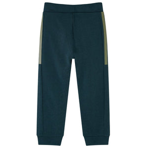 Pantalon de survêtement enfant avec cordon de serrage Vert mousse 140
