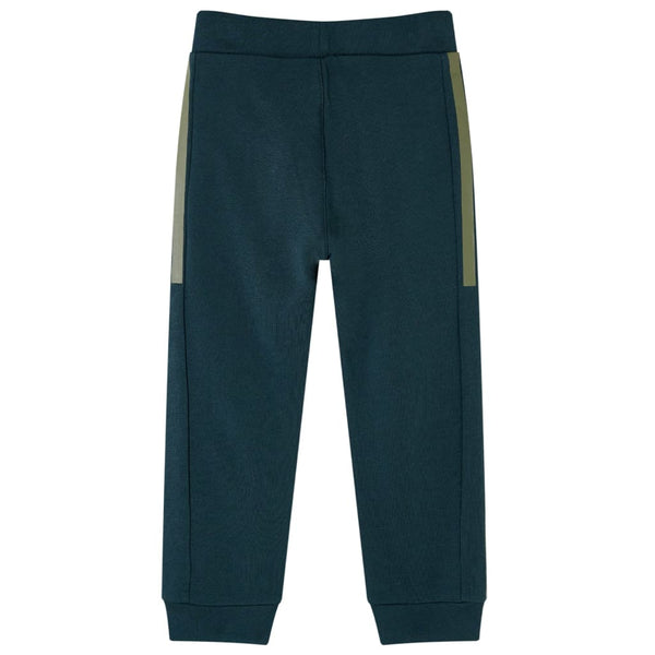 Pantalon de survêtement enfant avec cordon de serrage Vert mousse 140