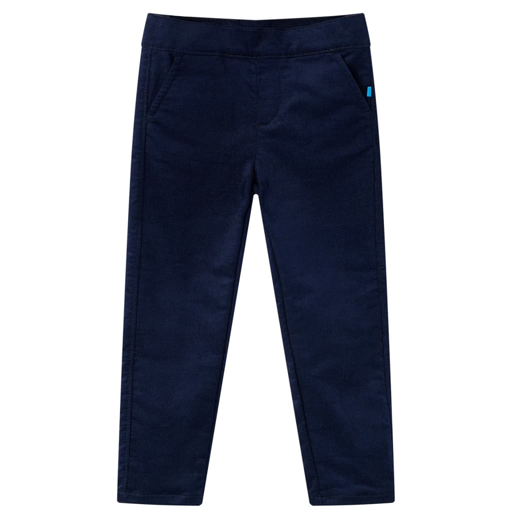 Pantalon enfant bleu marine foncé 140