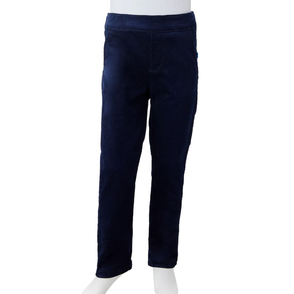 Pantalon enfant bleu marine foncé 140