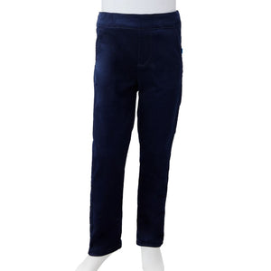 Pantalon enfant bleu marine foncé 140