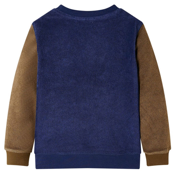 Kinder-Sweatshirt Dunkles Marineblau 116