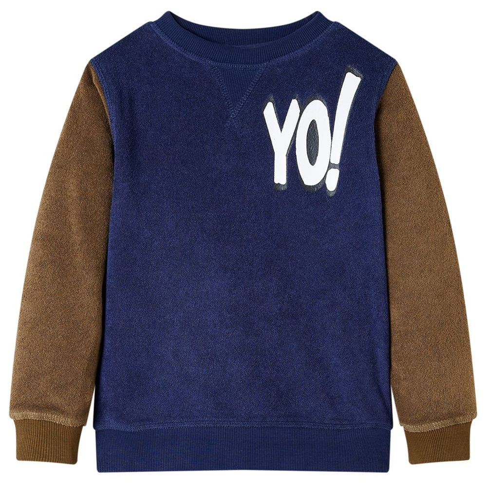 Sweat-shirt Enfant Bleu Marine Foncé 140