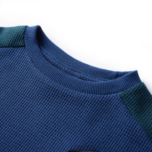 Kinder-Sweatshirt Marineblau 104