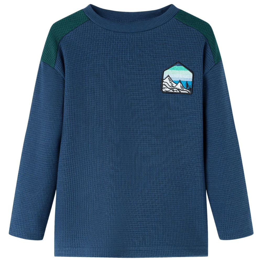 Sweat-shirt enfant bleu marine 140