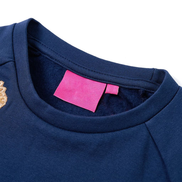 Sweat-shirt enfant bleu marine 104