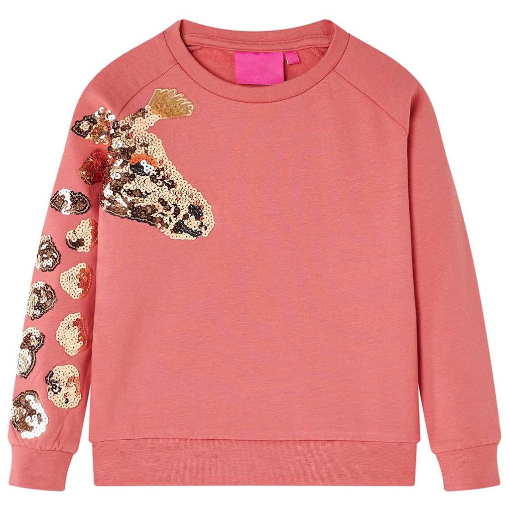 Sweat-shirt enfant Vieux rose 92