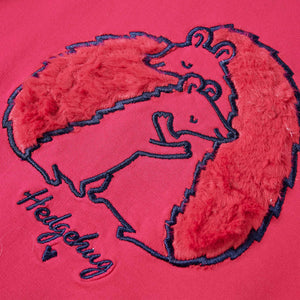 Kinder-Sweatshirt Knallrosa 104