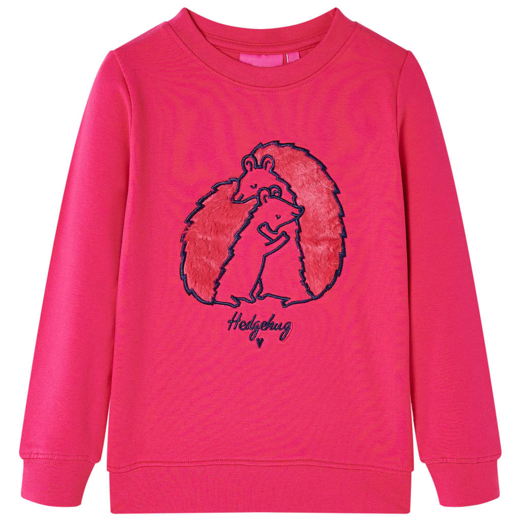 Sweat-shirt enfant rose vif 116