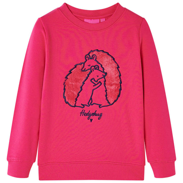 Sweat-shirt enfant rose vif 116