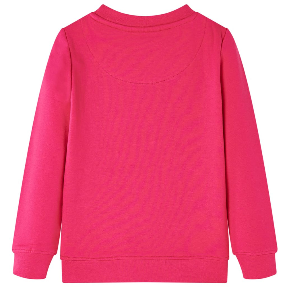 Sweat-shirt enfant rose vif 116