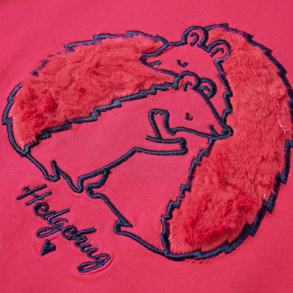 Sweat-shirt enfant rose vif 116