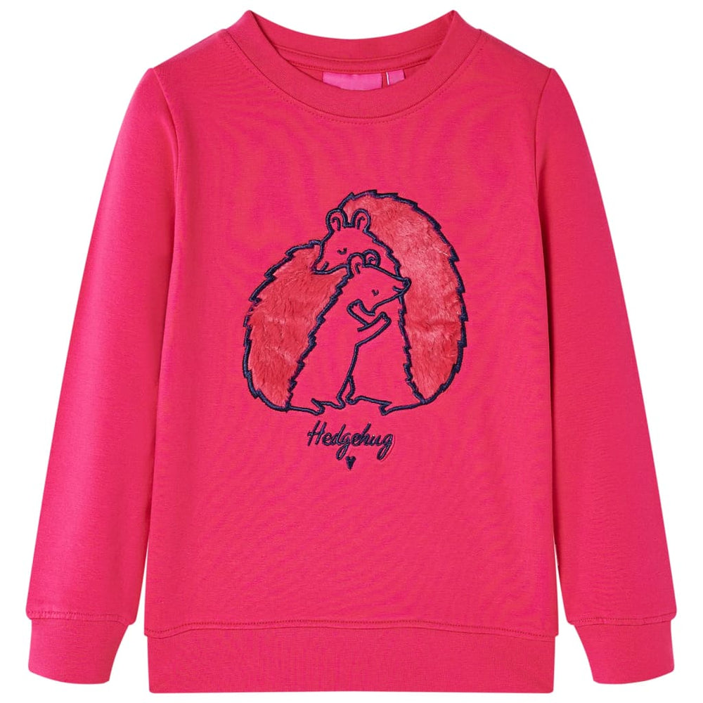 Sweat-shirt enfant rose vif 128