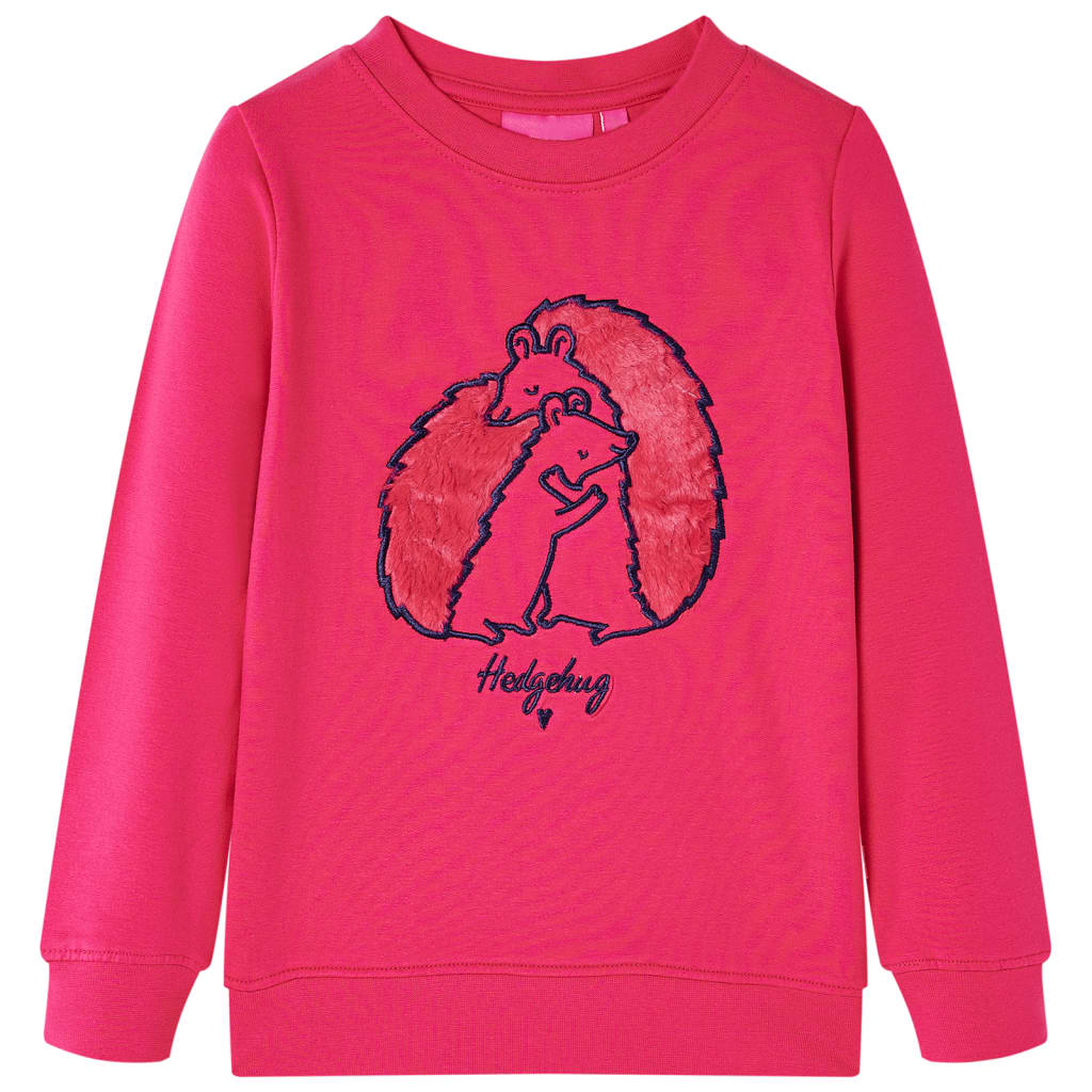 Sweat-shirt enfant rose vif 140