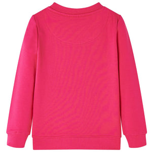 Sweat-shirt enfant rose vif 140