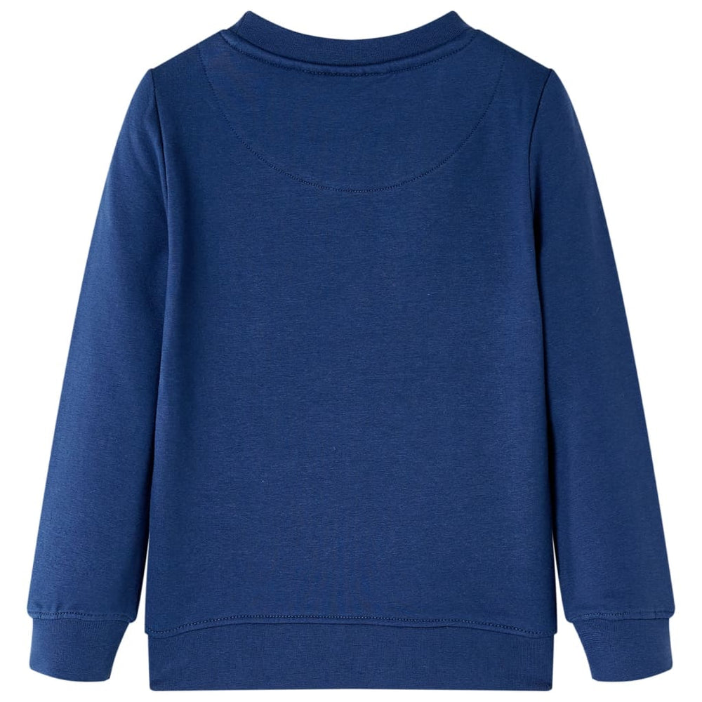 Sweatshirt enfant bleu marine 128