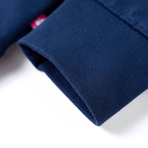 Sweatshirt enfant bleu marine 128
