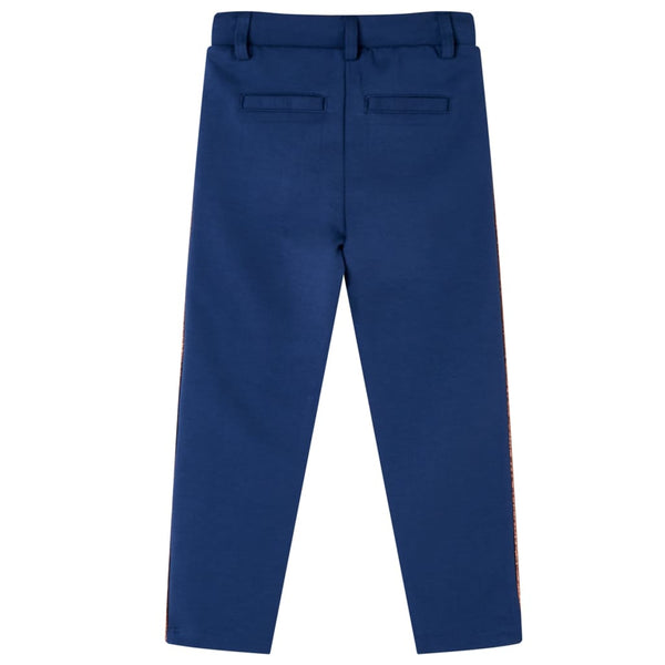 Kinderhose mit Kordelzug Marineblau 104