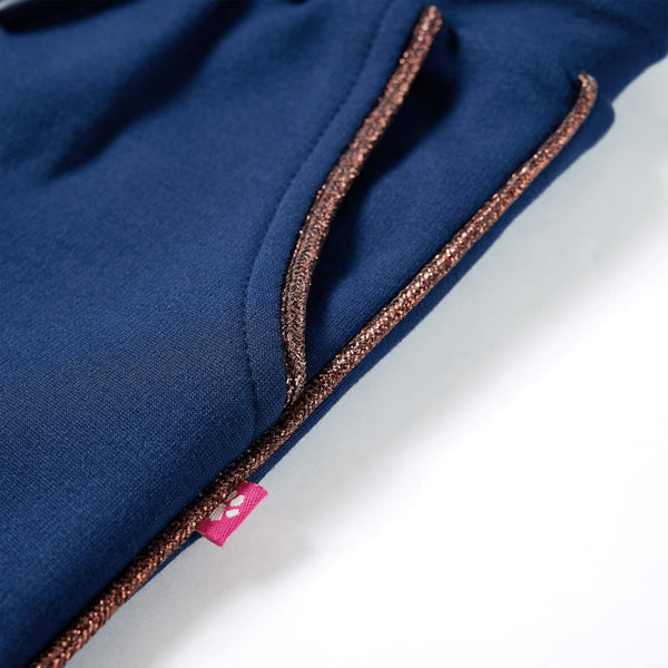 Kinderhose mit Kordelzug Marineblau 104