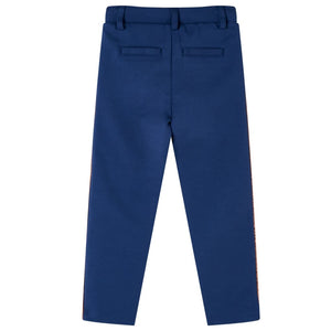 Kinderhose mit Kordelzug Marineblau 128