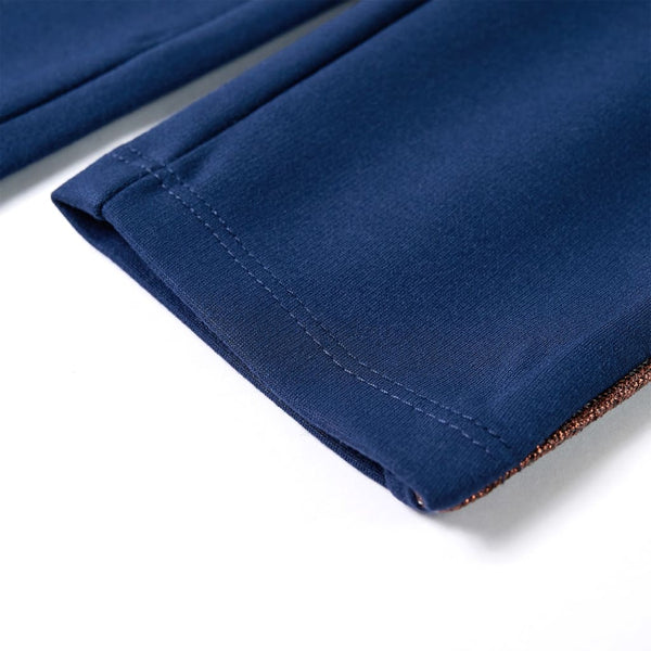 Kinderhose mit Kordelzug Marineblau 128